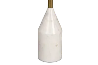 Neith White Stone Accent Table