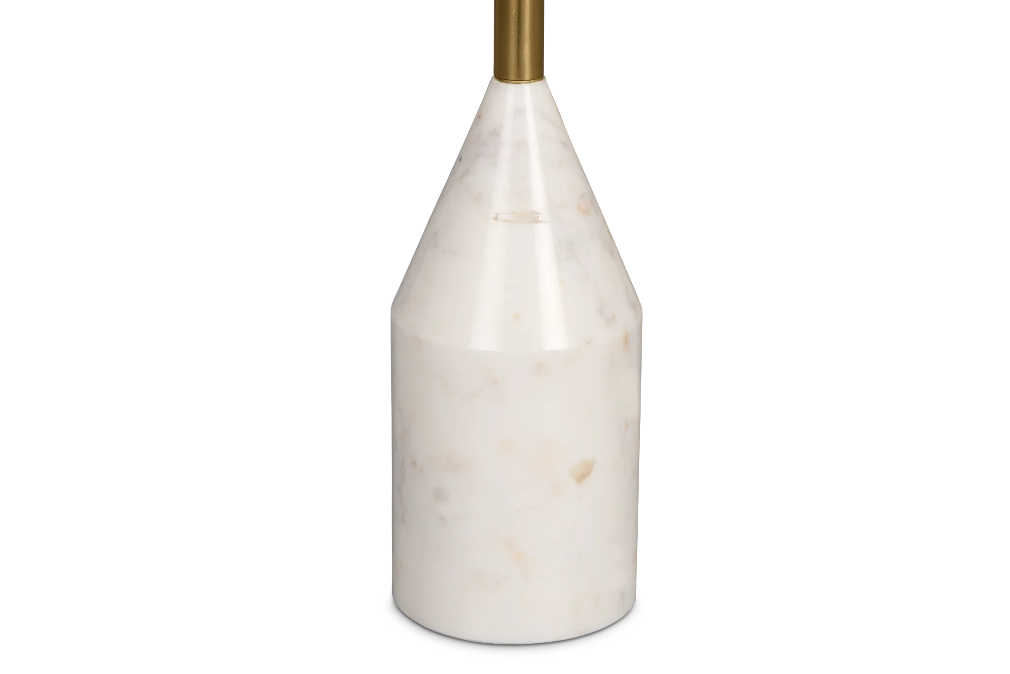 Neith White Stone Accent Table