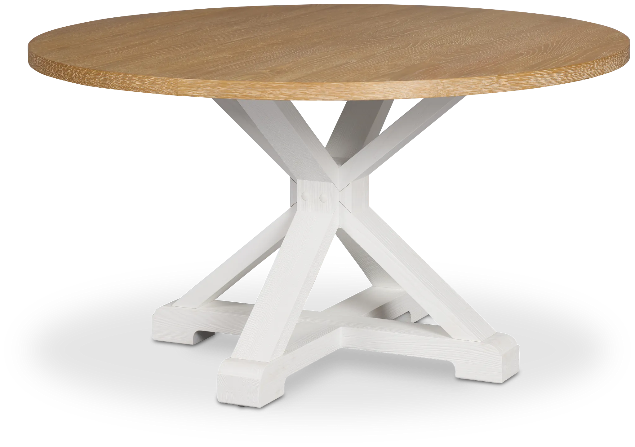 Nantucket Two-tone Pine Round Table