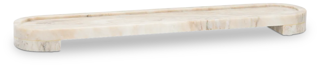 Whit Beige Tray