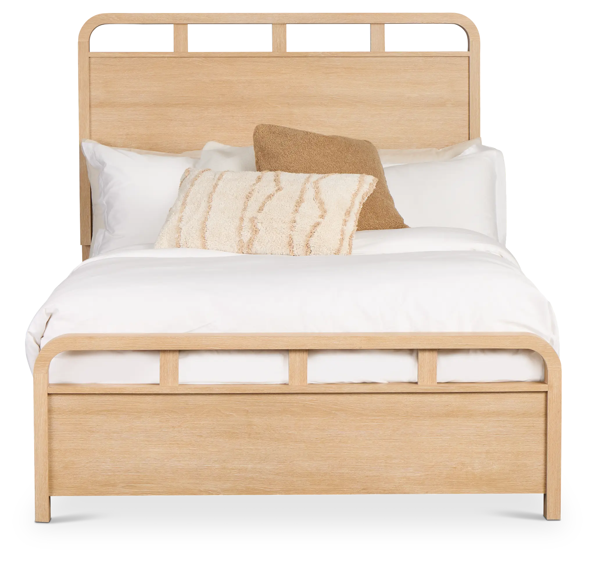 Lyndie Light Tone Panel Bed Lyndie Light Tone Panel Bed