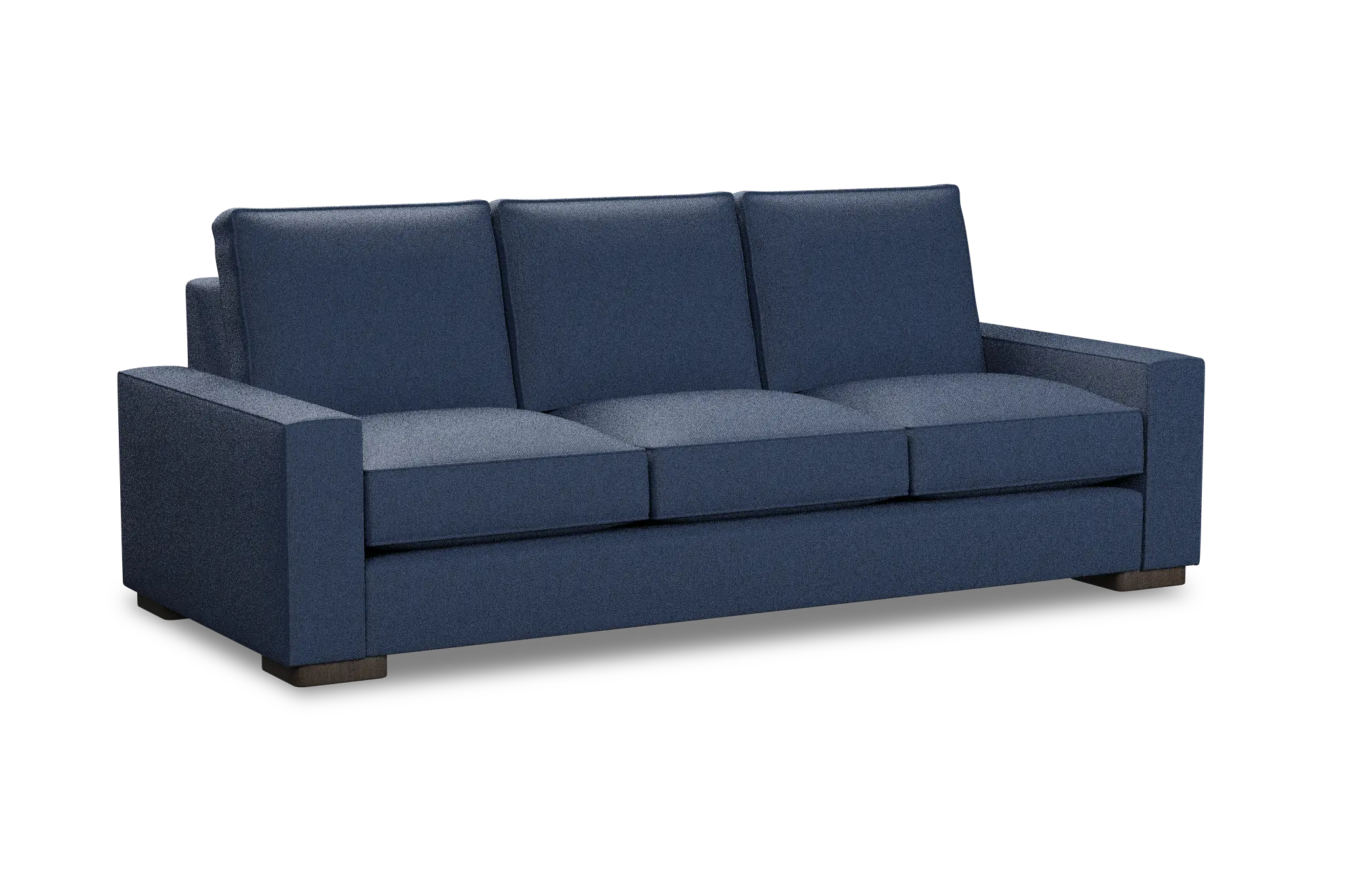Edgewater Revenue Dark Blue 96" Sofa W/ 3 Cushions Edgewater Revenue Dark Blue 96" Sofa W/ 3 Cushions