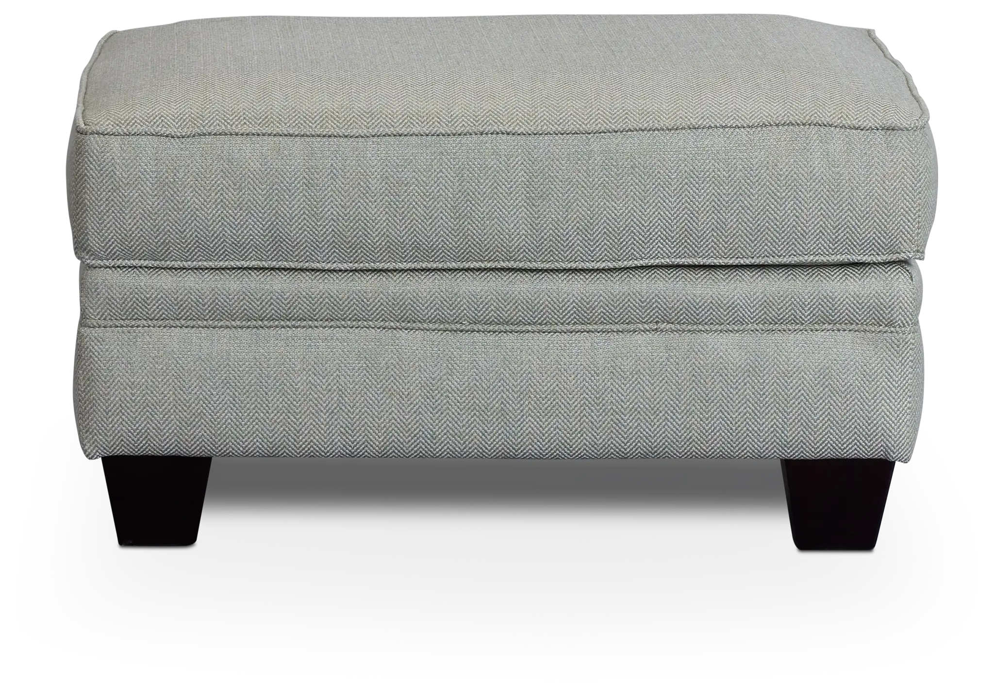 Avery Light Green Fabric Ottoman Avery Light Green Fabric Ottoman