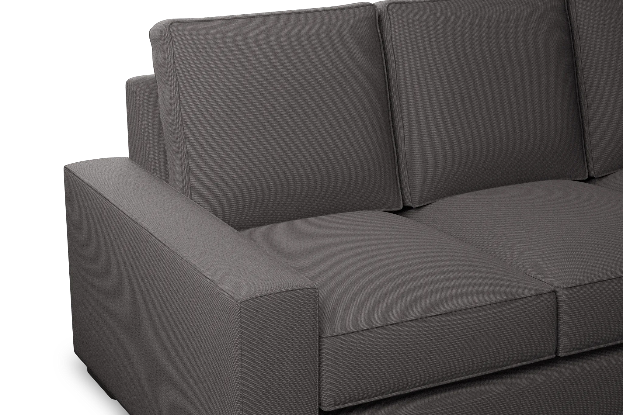 Edgewater Peyton Gray 84" Sofa W/ 3 Cushions