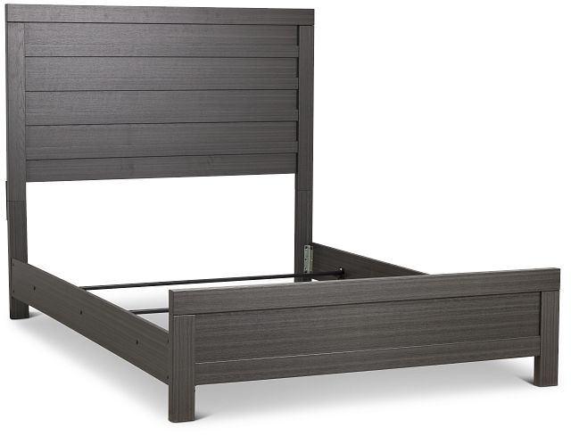 Everett Gray Panel Bed