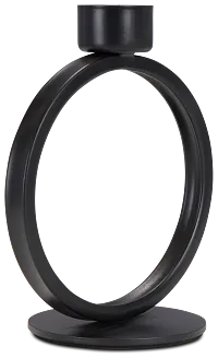 Canon Black Small Candle Holder