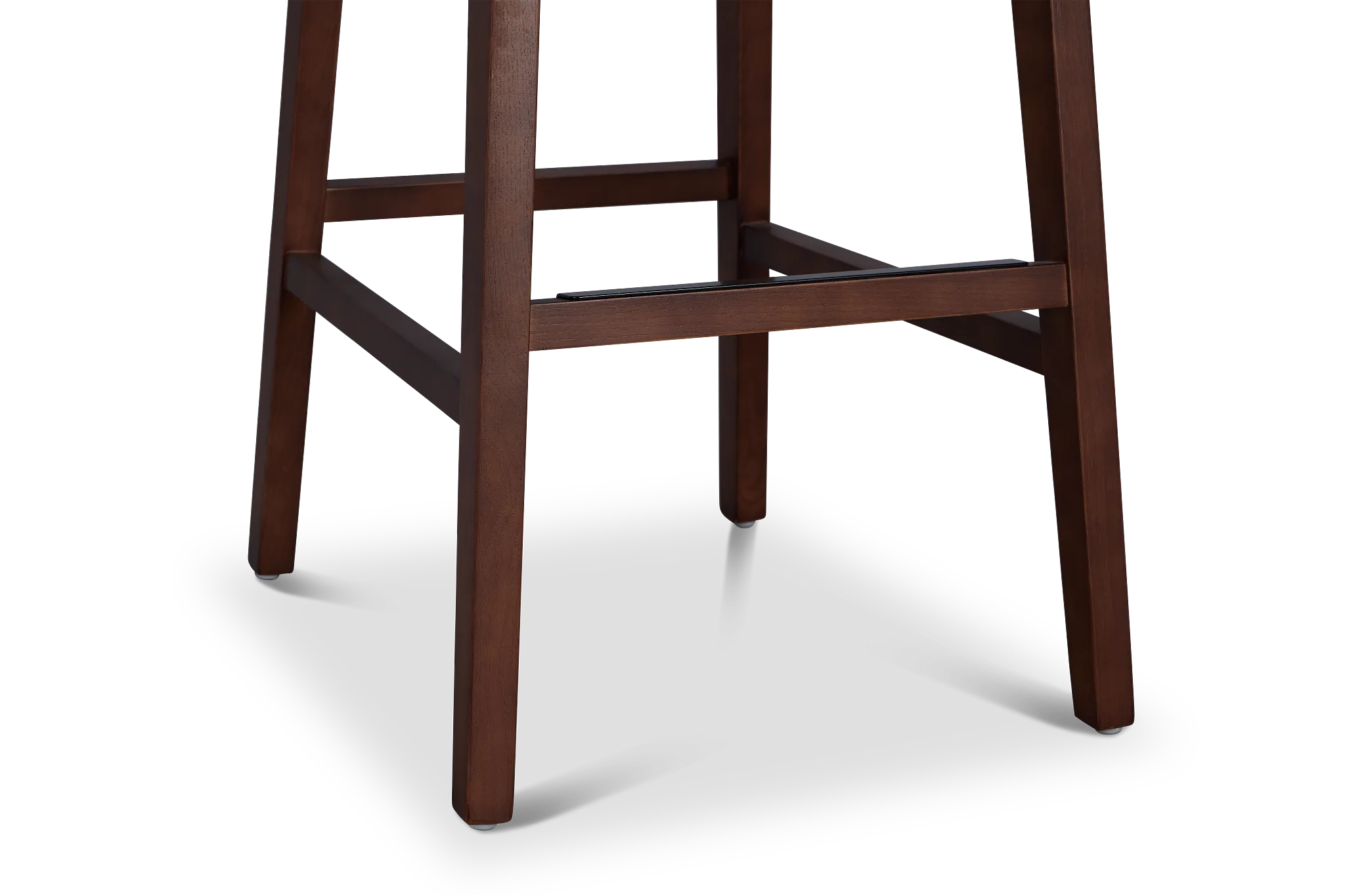 Hamilton Dark Blue Fabric 30" Upholstered Barstool