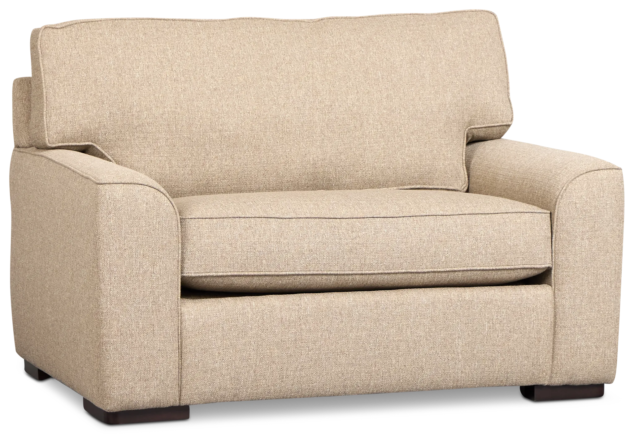 Sinclair Brown Fabric Innerspring Sleeper