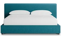 Grayton Elite Teal 44" Upholstered Platform Bed