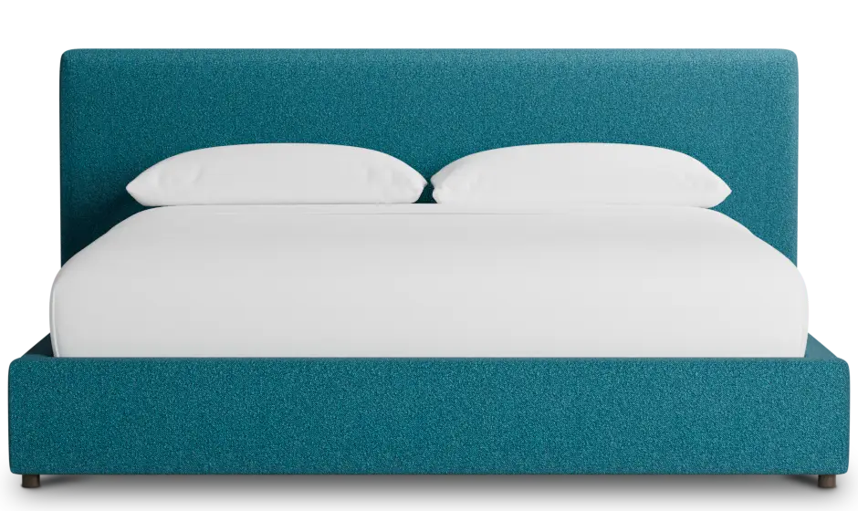 Grayton Elite Teal 44" Upholstered Platform Bed Grayton Elite Teal 44" Upholstered Platform Bed