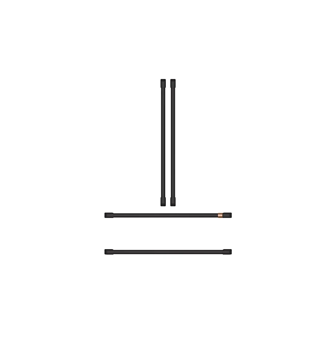 Cafe 4 Series Flat Black Handle Kit