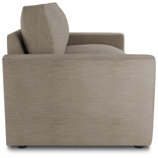 Siesta Victory Taupe Fabric Memory Foam Sleeper