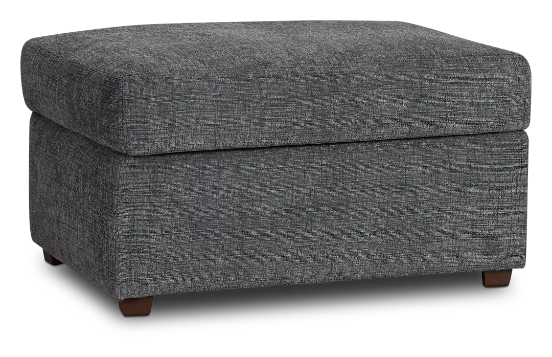 Pomona Gray Fabric Ottoman Pomona Gray Fabric Ottoman