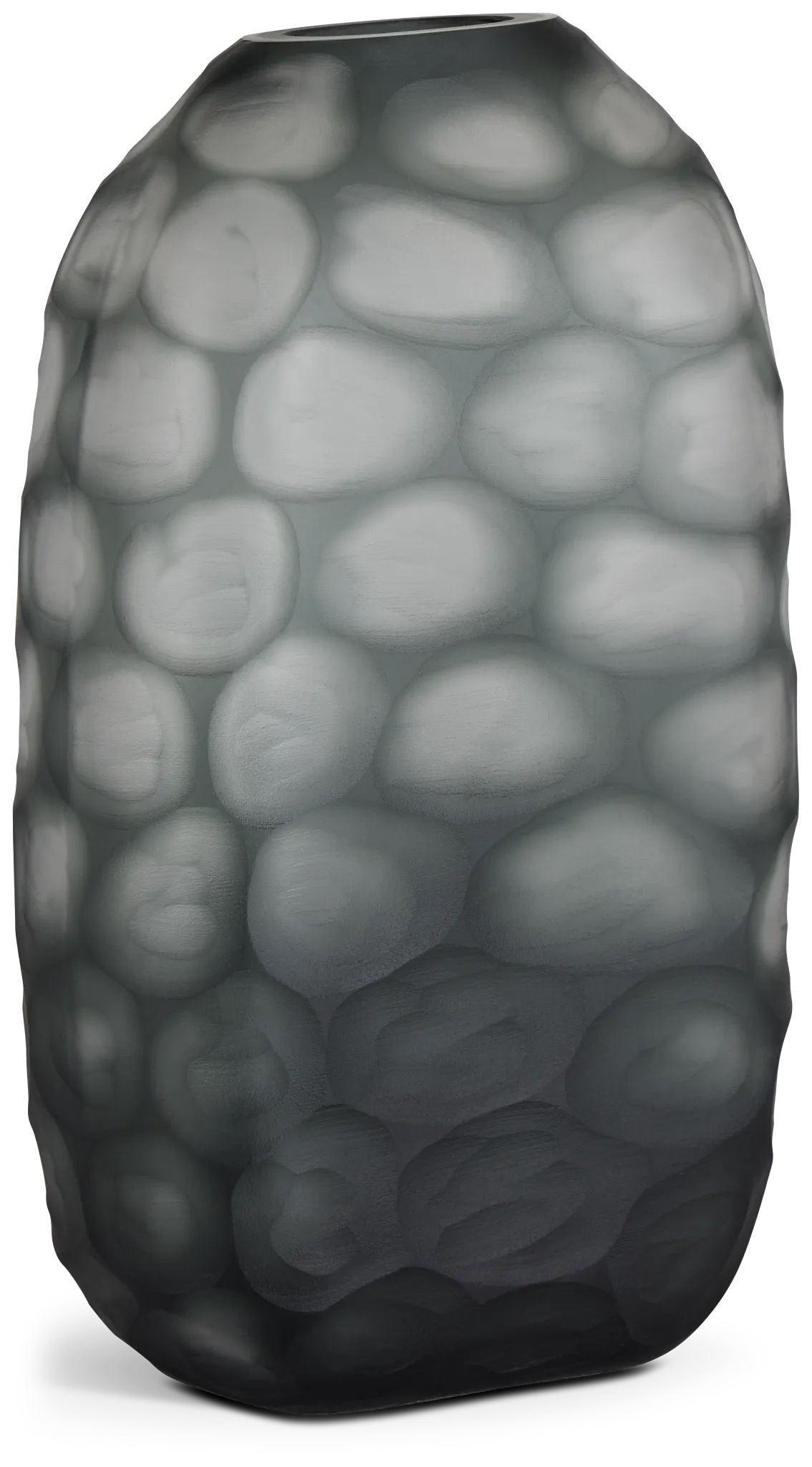 Peoria Dark Gray Large Vase