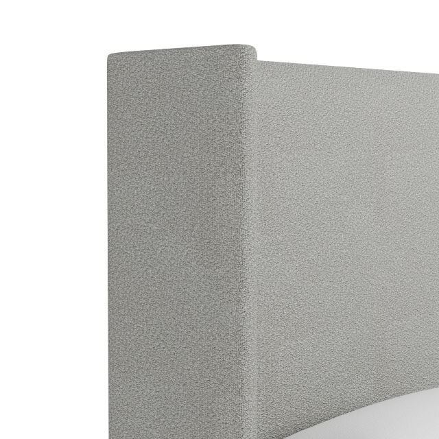 Captiva Sutton Gray 60" Upholstered Shelter Bed