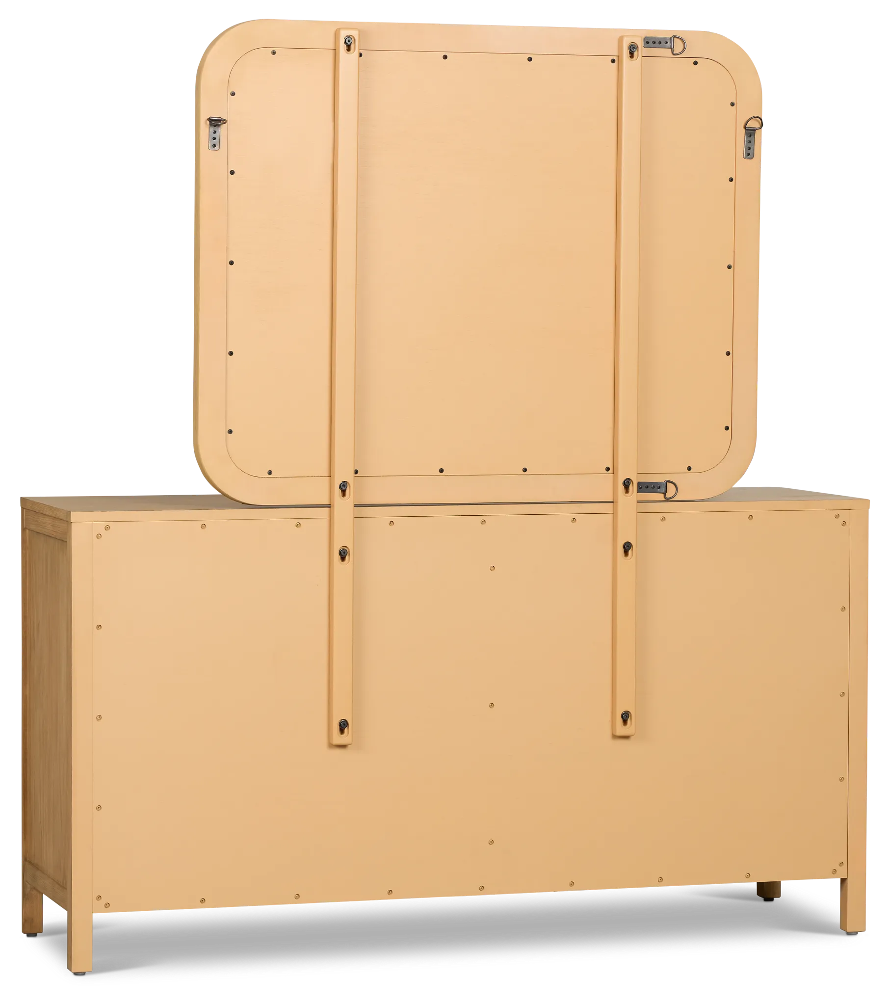 Pacific Light Tone 6-drawer Dresser & Mirror