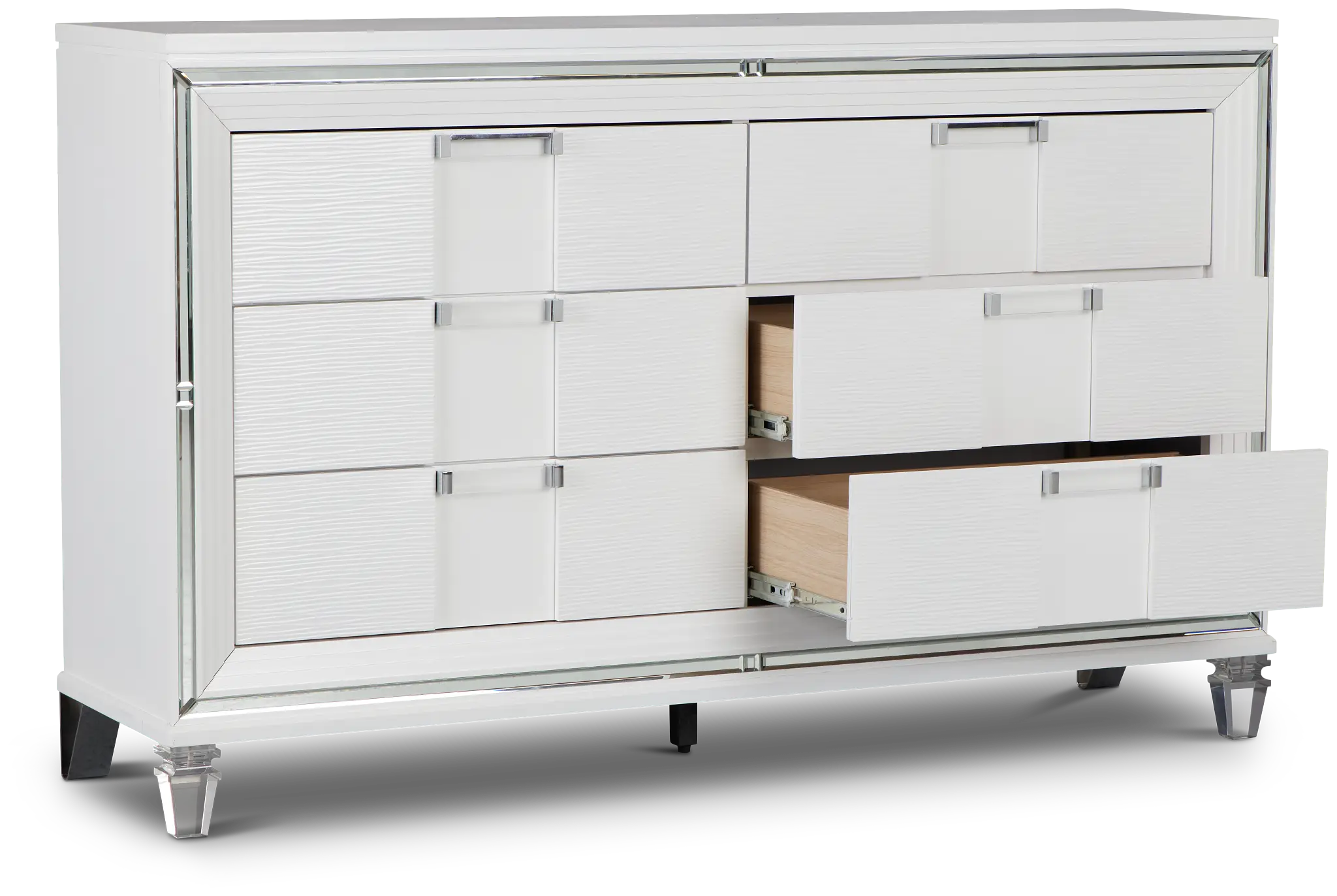 Vegas White Dresser Vegas White Dresser