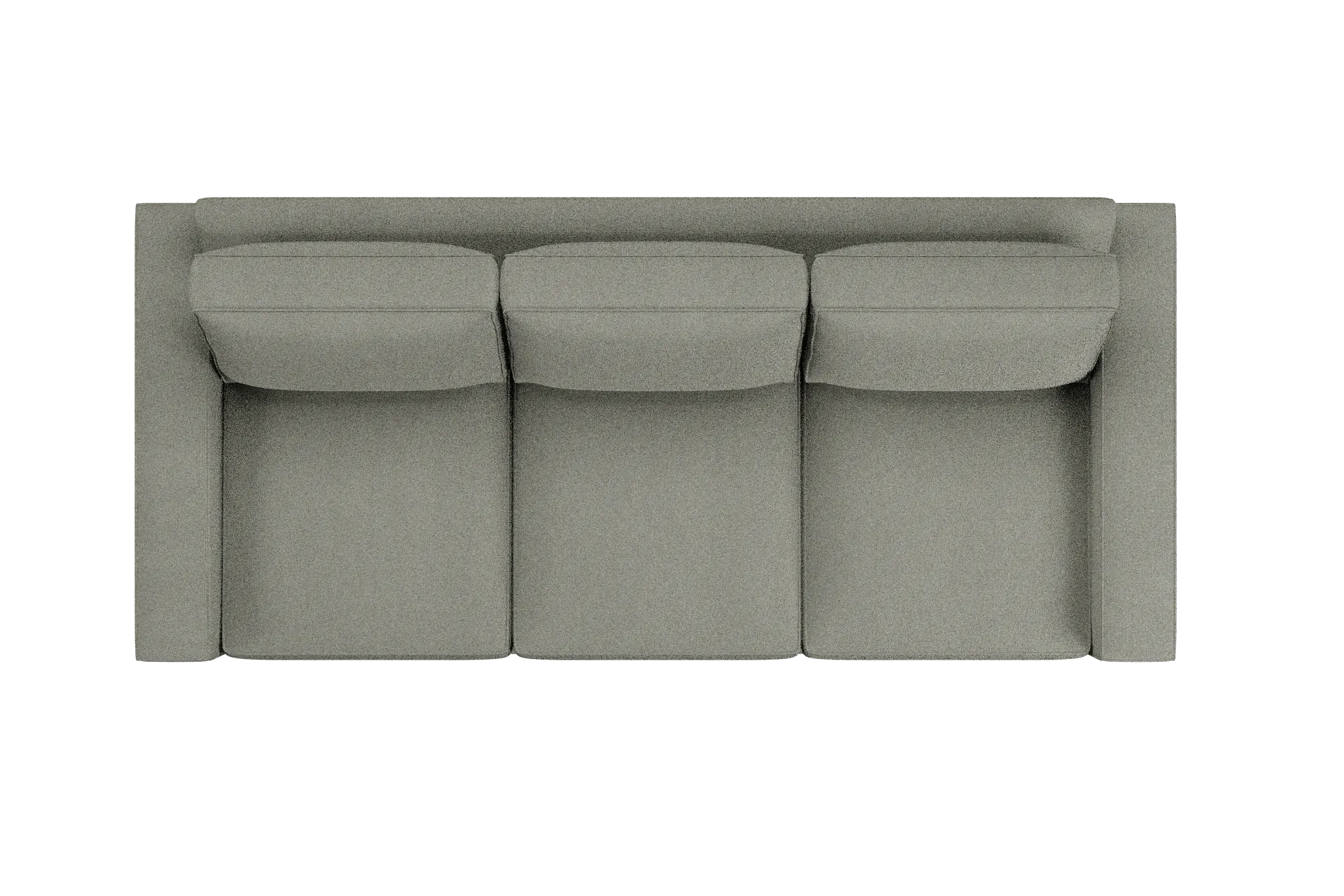 Edgewater Delray Pewter 96" Sofa W/ 3 Cushions