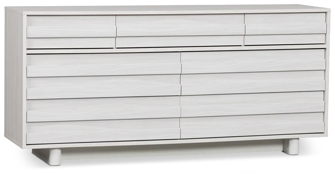 Everett White 7-drawer Dresser