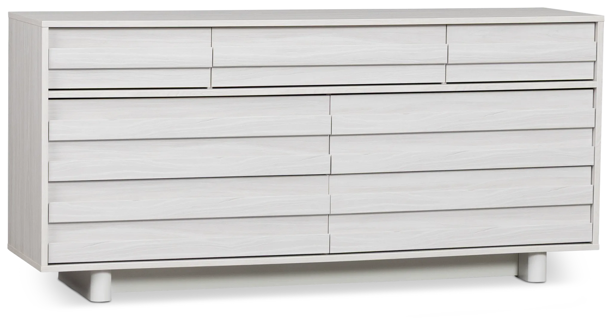 Everett White 7-drawer Dresser