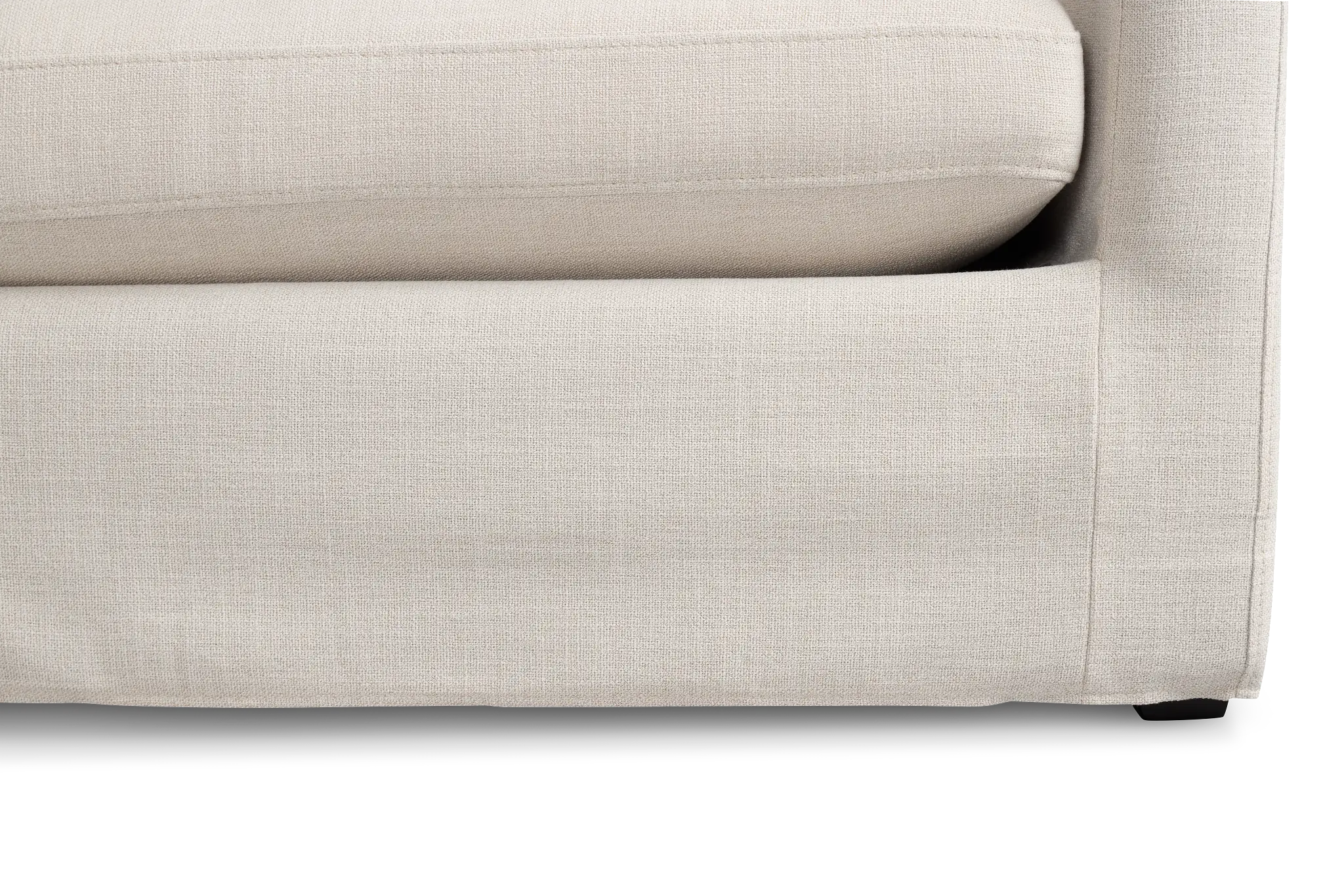 Willow Light Beige Fabric Small Two-arm Sectional Willow Light Beige Fabric Small Two-arm Sectional
