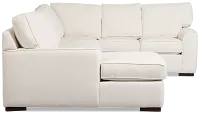 Sinclair Light Beige Fabric Left Chaise Innerspring Sleeper Sectional