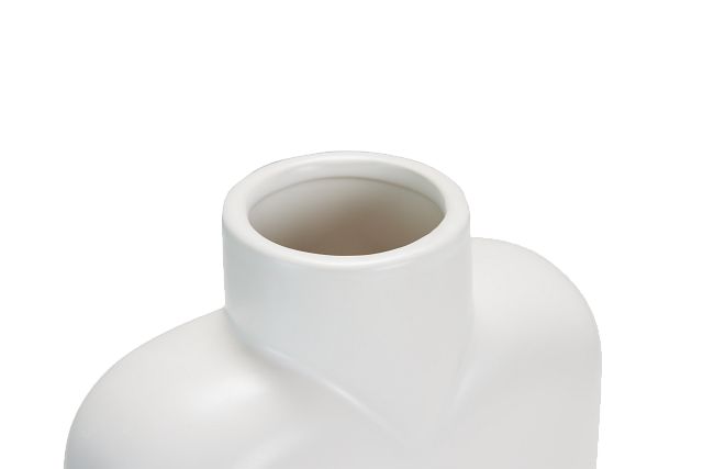 Teya White Medium Vase