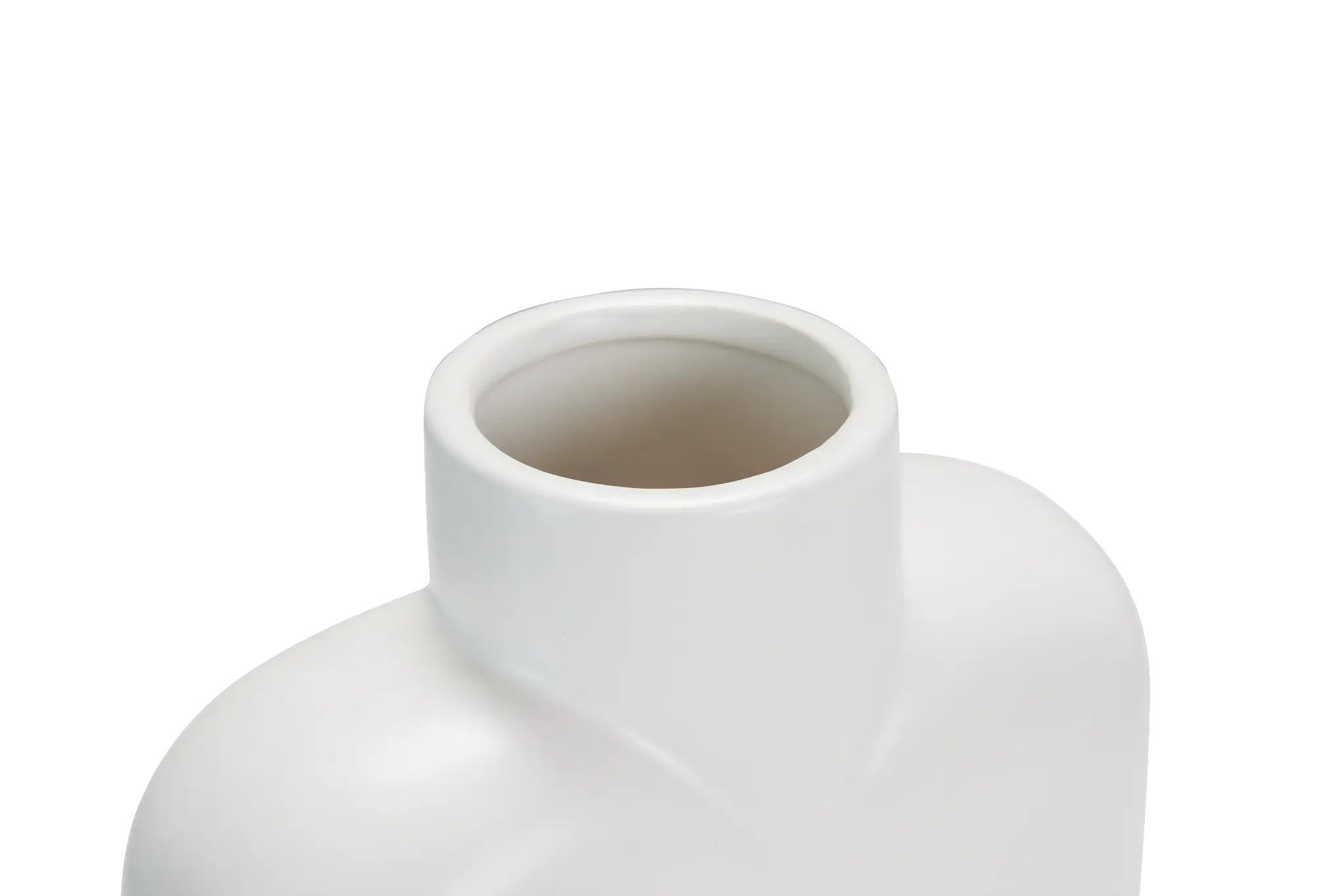 Teya White Medium Vase Teya White Medium Vase