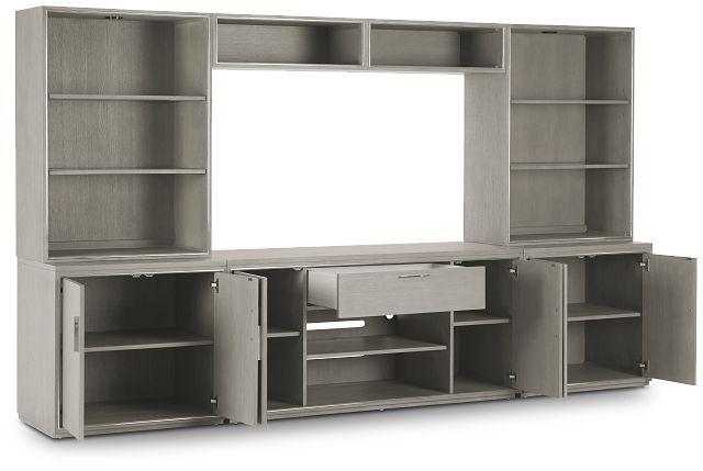 Highline Gray Door Entertainment Wall