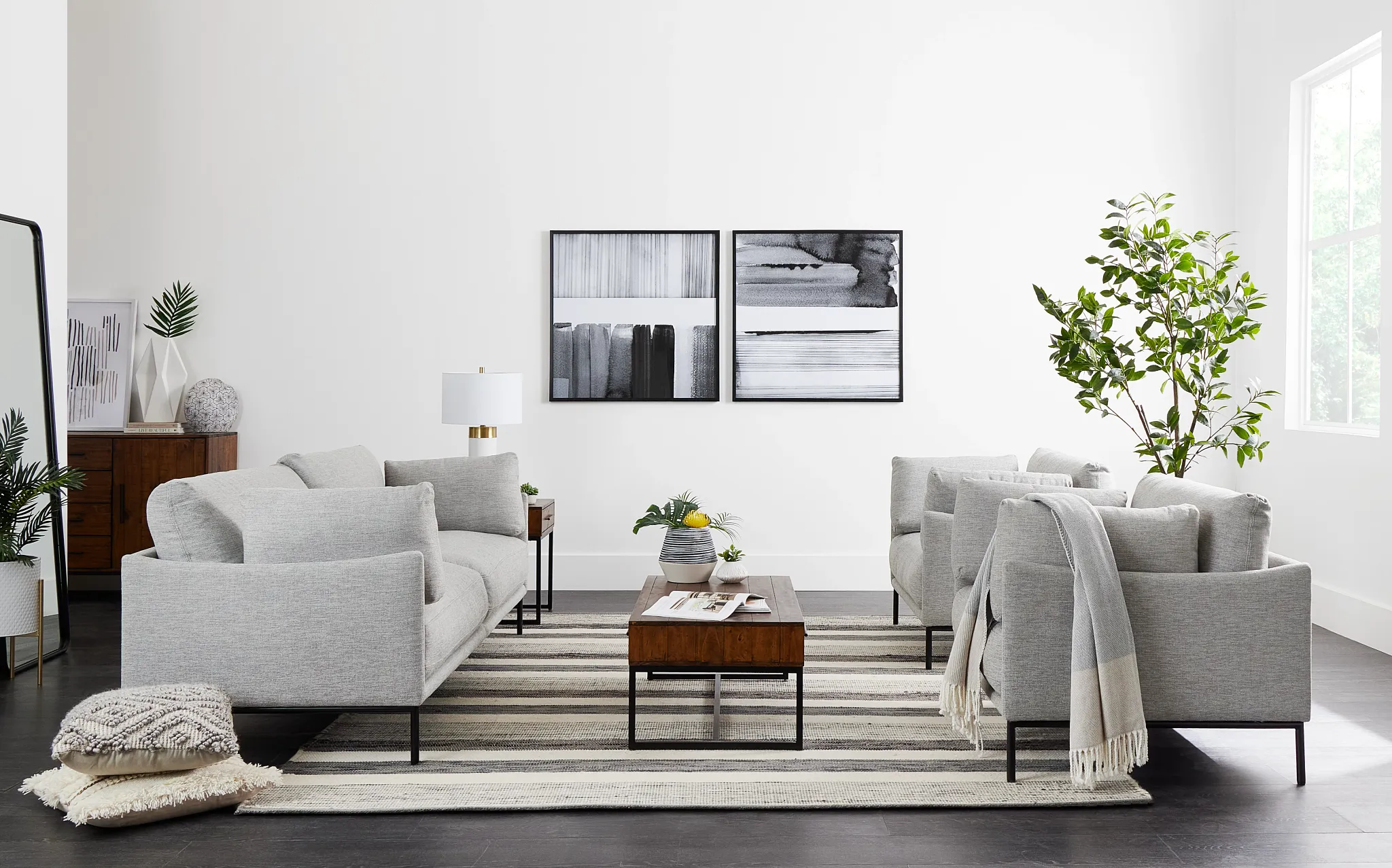 Eden Black Framed Wall Art