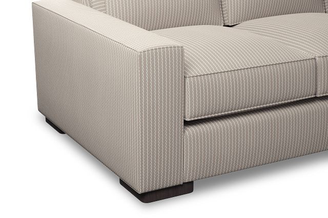 Edgewater Lucy Taupe 84" Sofa W/ 3 Cushions