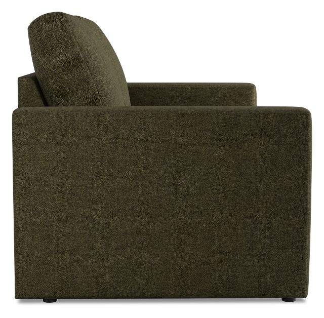 Citymod Green Fabric 2-piece Modular Sofa