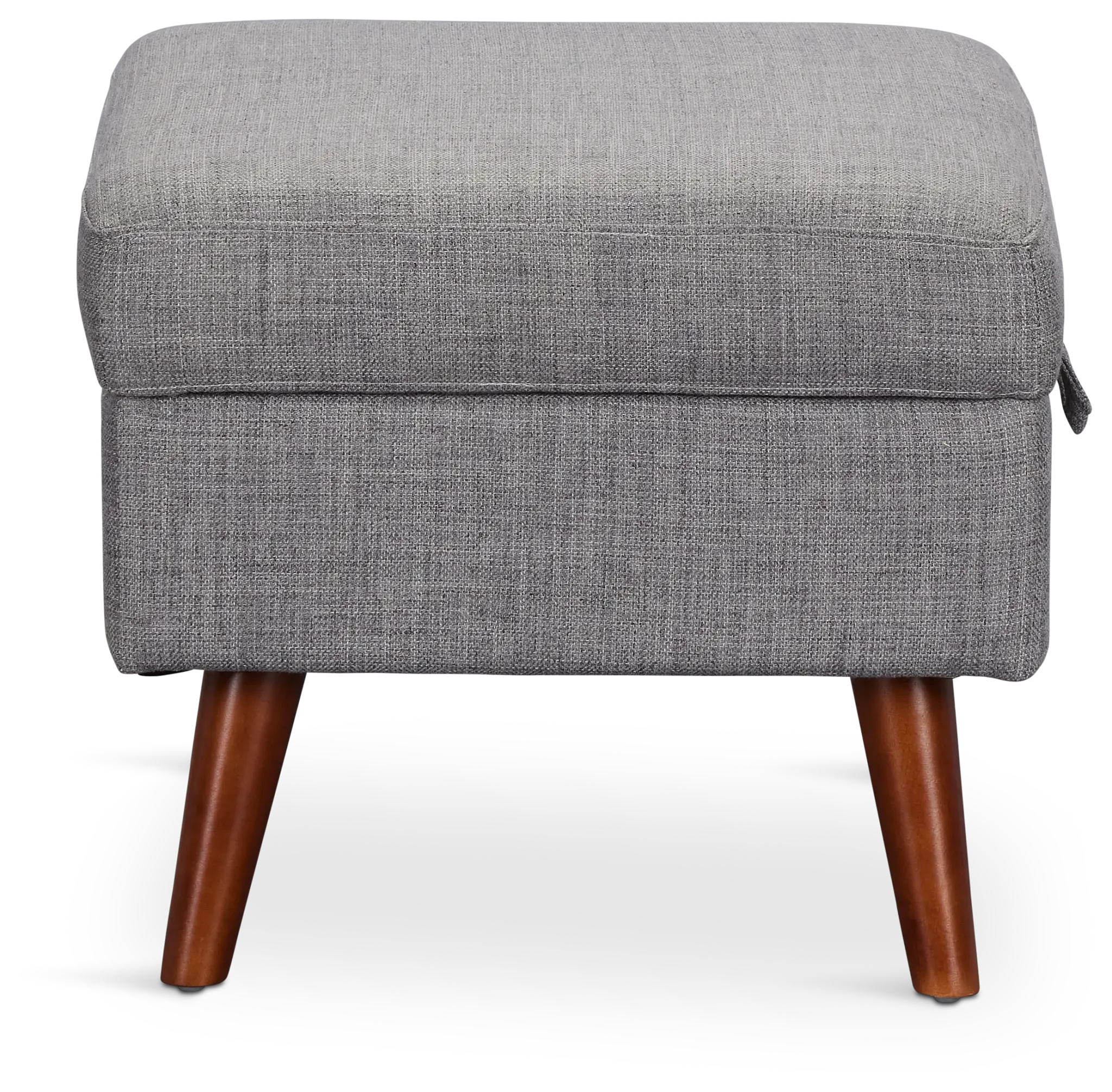 Raya Light Gray Fabric Storage Ottoman Raya Light Gray Fabric Storage Ottoman