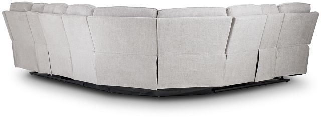 Piper Gray Fabric Large Dual Reclining Sectional With Dual Console (5)