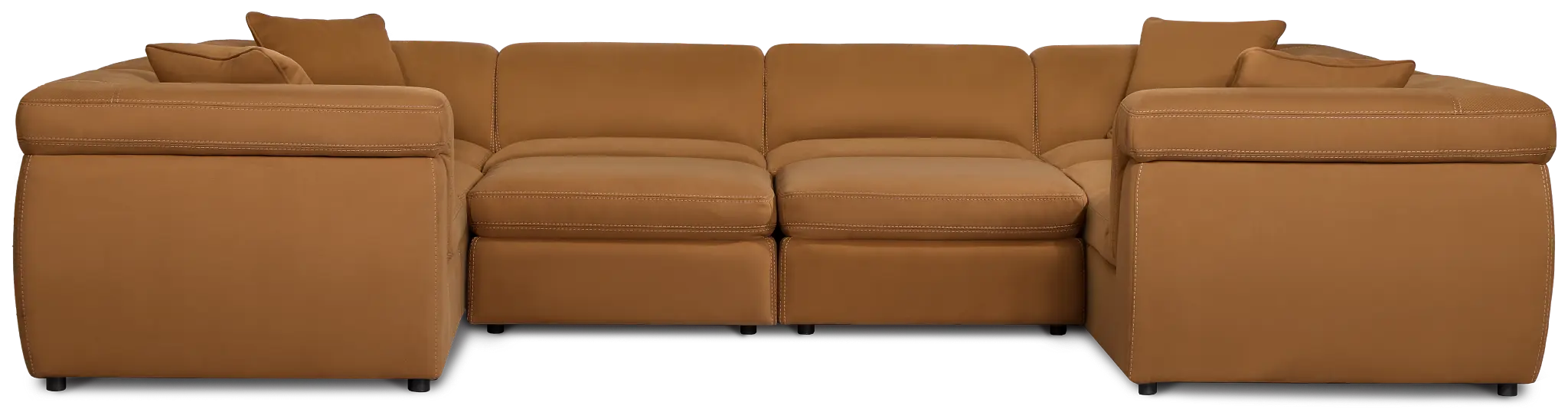 Aria Medium Brown Micro 10-piece Modular Sectional Aria Medium Brown Micro 10-piece Modular Sectional