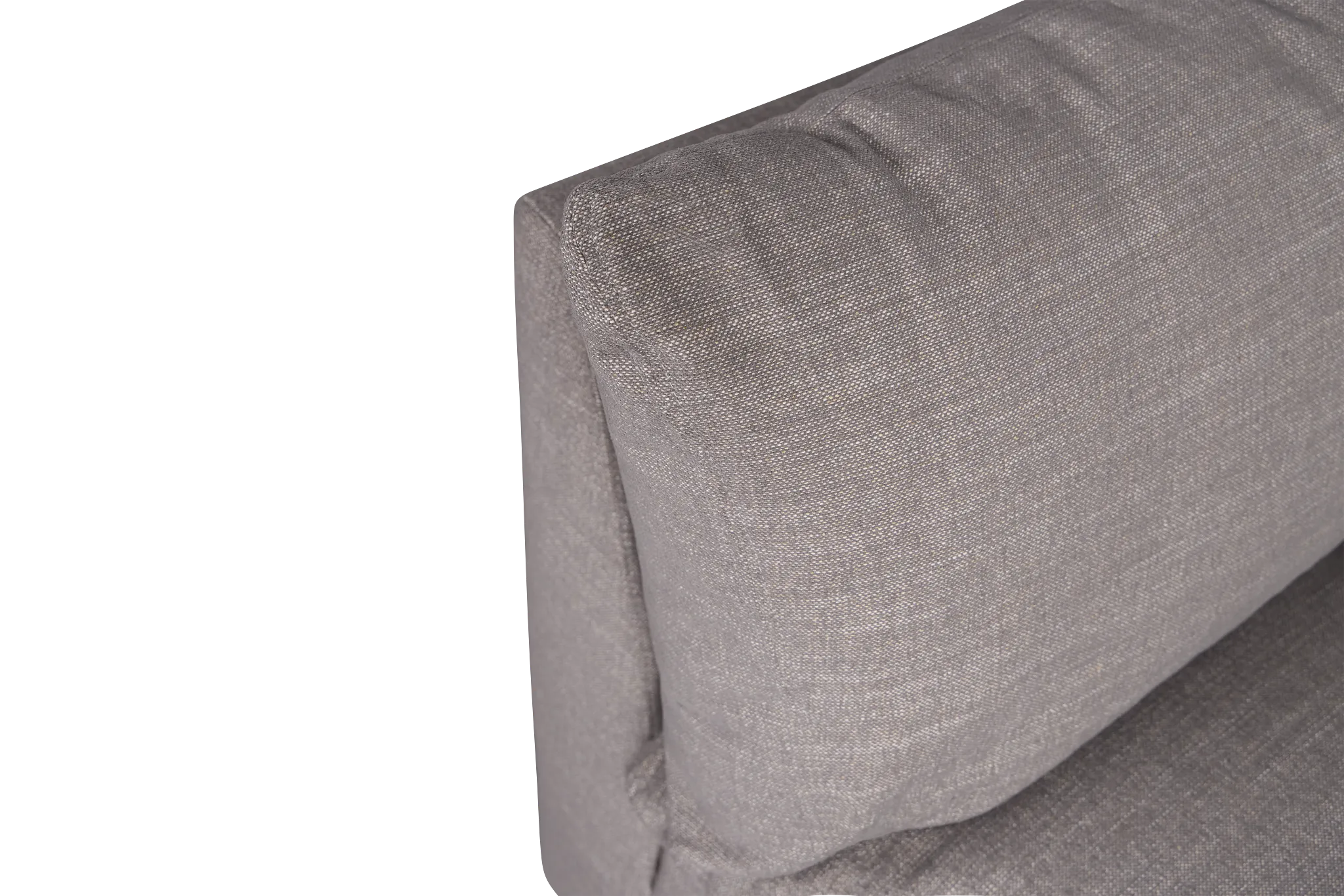 Serena Gray Fabric Corner Chair