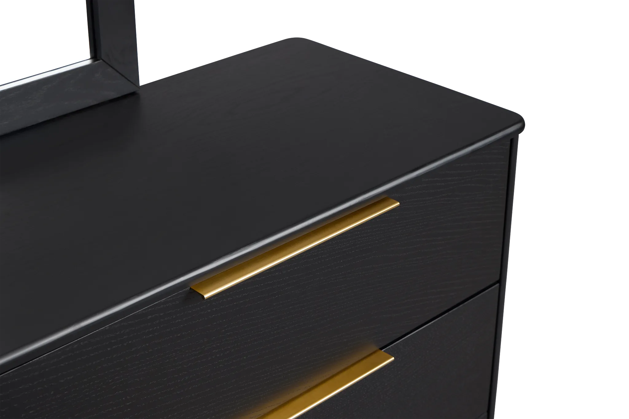 Stockton Black Dresser & Mirror