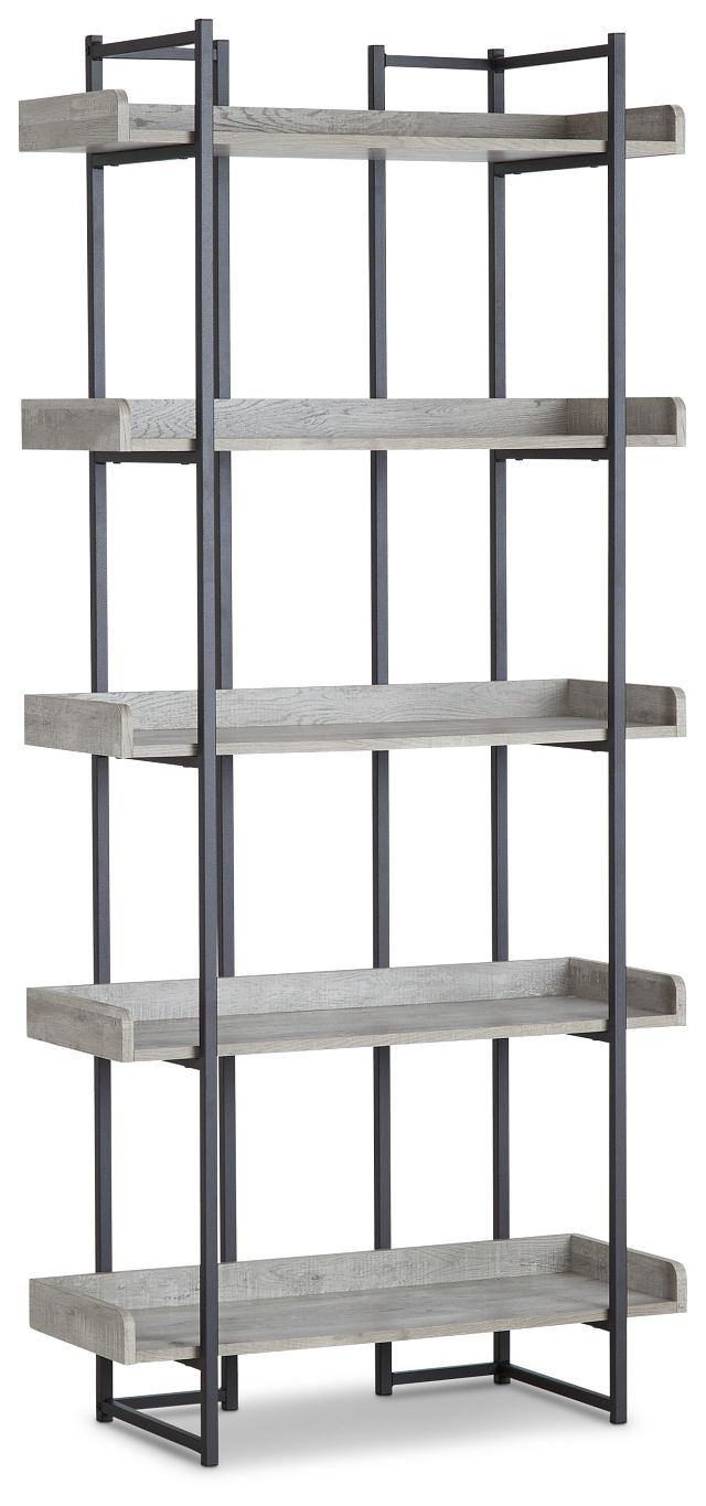 Coppell Gray Bookcase