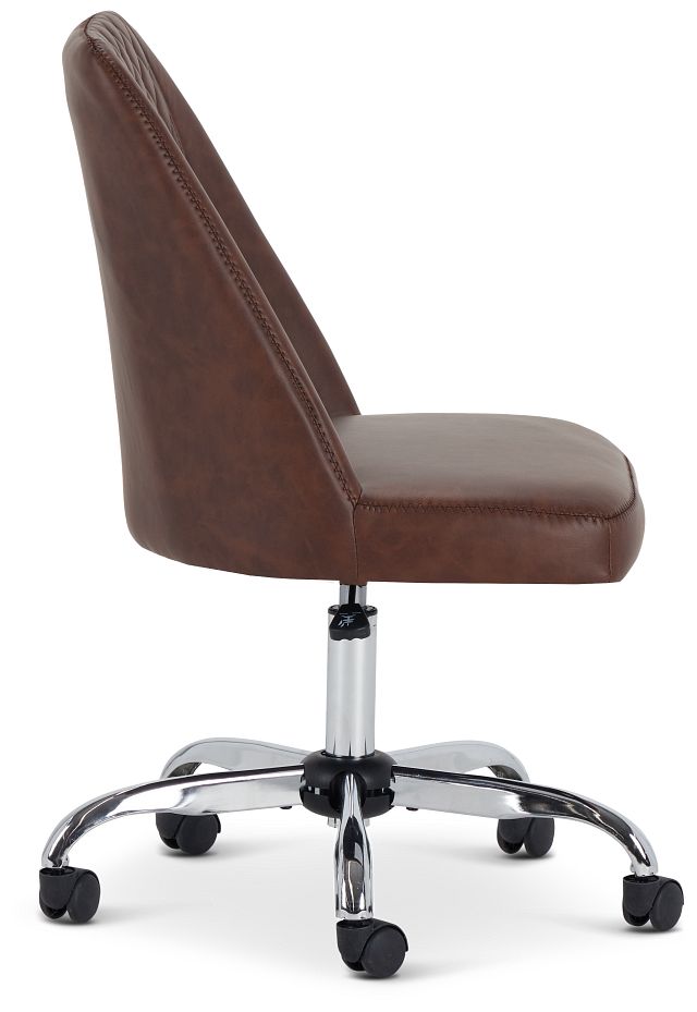 Parma Brown Desk Chair (3)