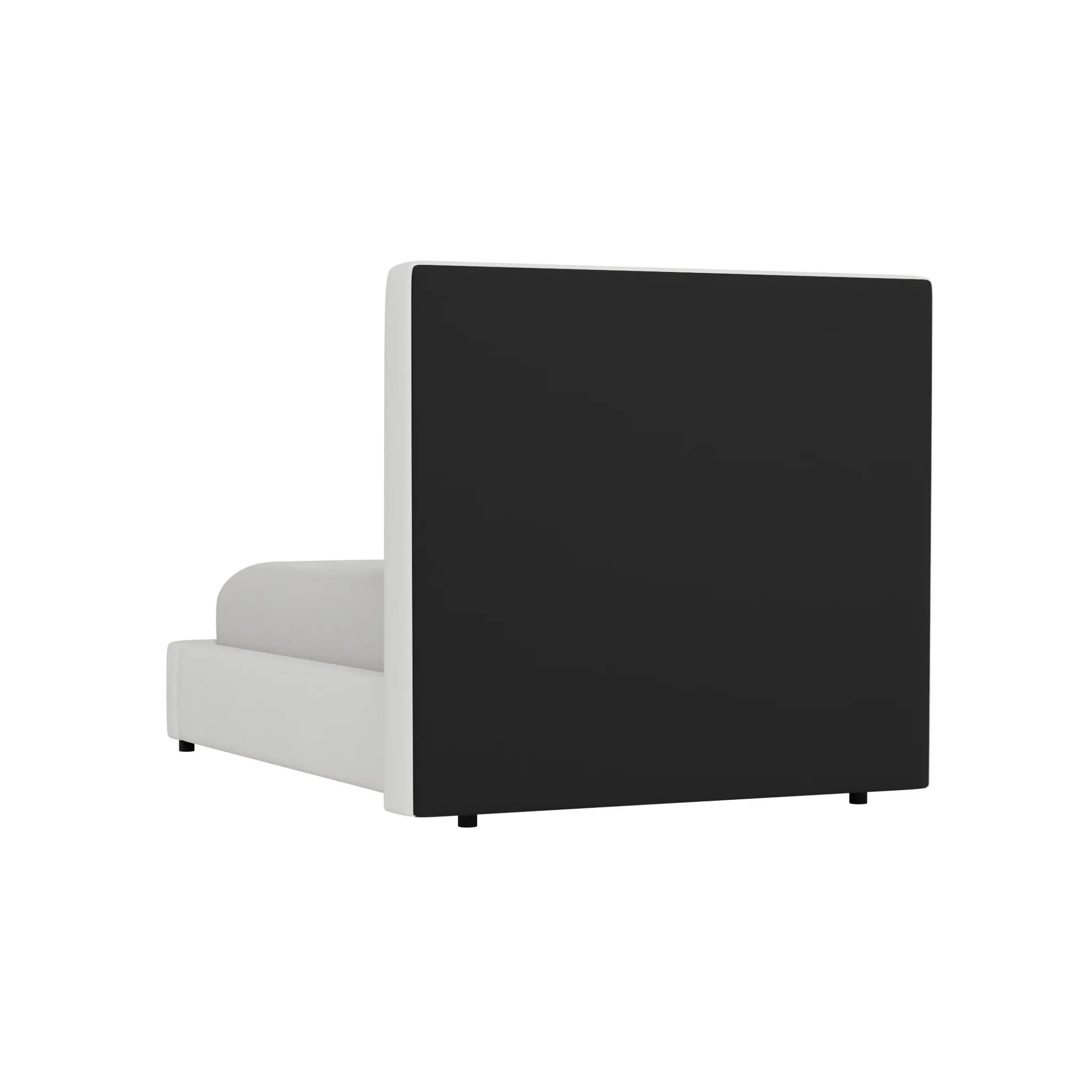 Grayton Sutton White 54" Upholstered Platform Bed Grayton Sutton White 54" Upholstered Platform Bed