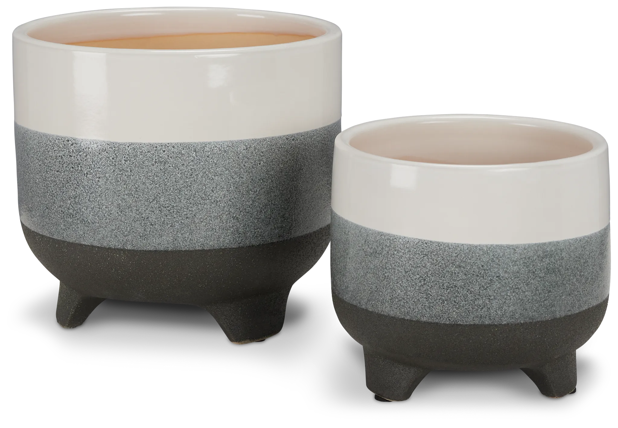Livia Gray Set Of 2 Planter