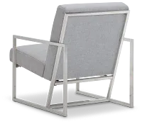 Megan Gray Fabric Accent Chair
