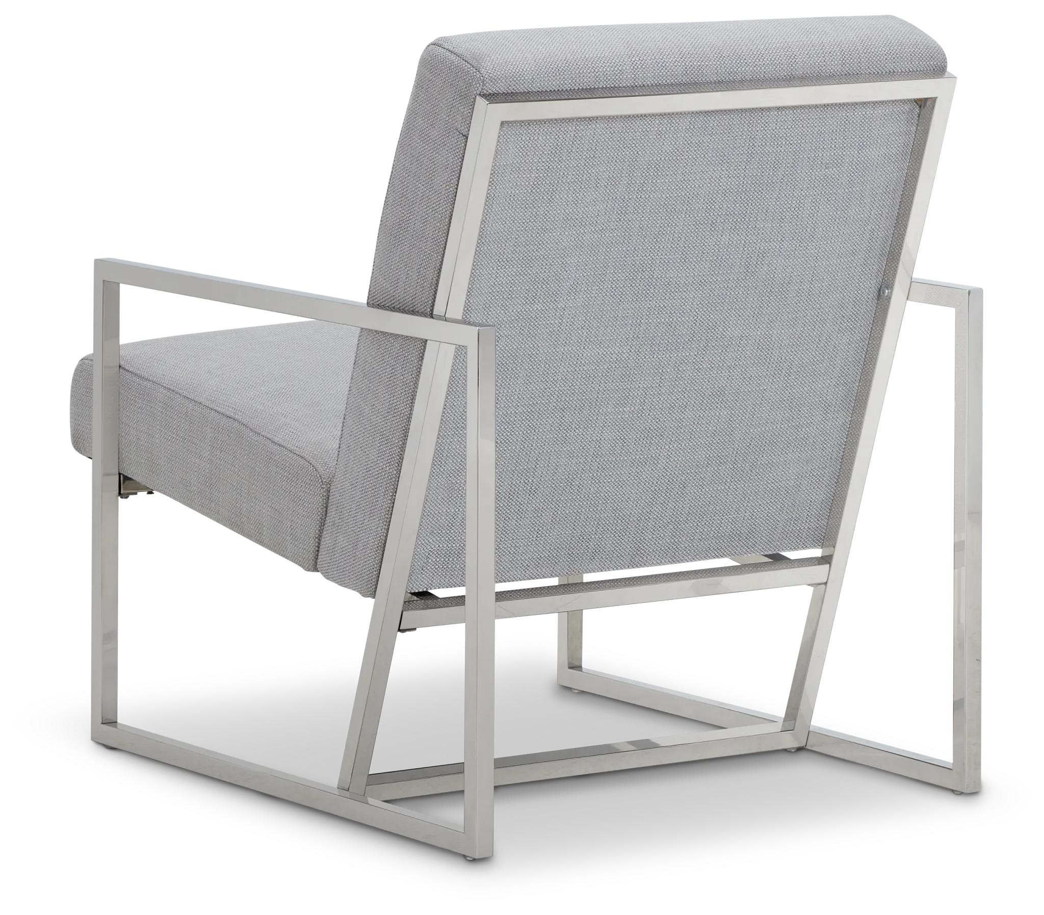 Megan Gray Fabric Accent Chair