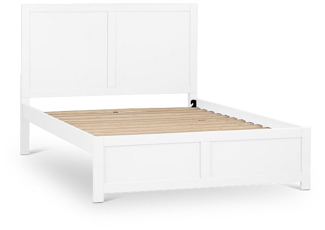 Charleston White Panel Bed