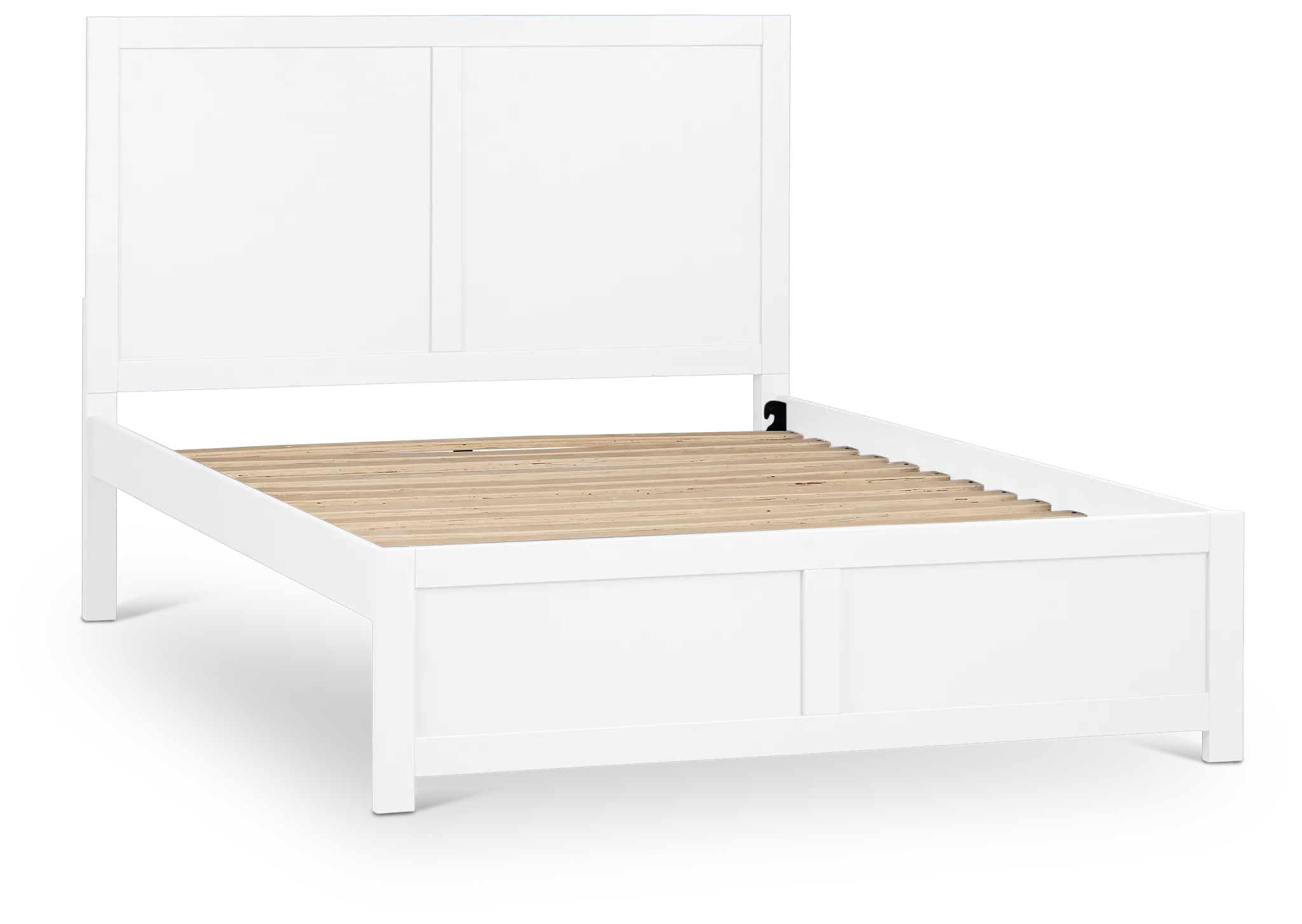 Charleston White Panel Bed