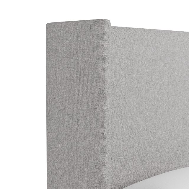 Captiva Elite Gray 60" Upholstered Shelter Bed