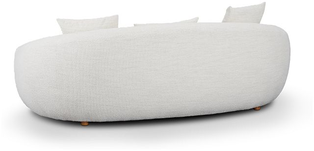 Kaya White Fabric Sofa