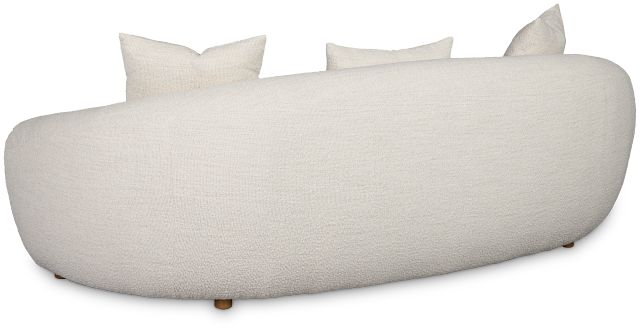 Kaya White Fabric Sofa