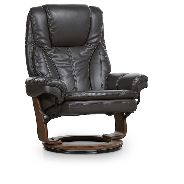 Medford manual swivel discount recliner with ottoman