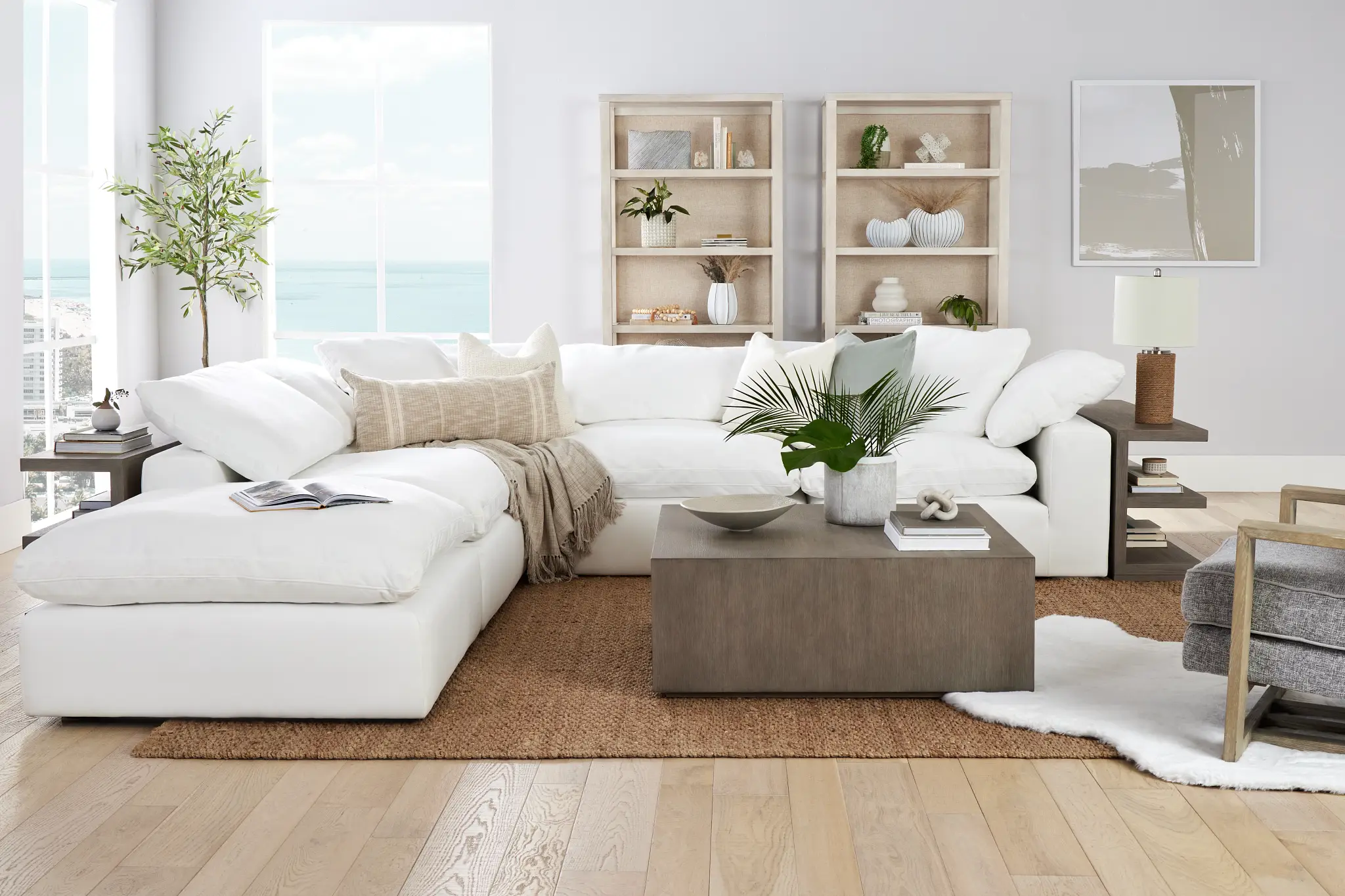 4. Modern Minimalism with a Cozy Edge